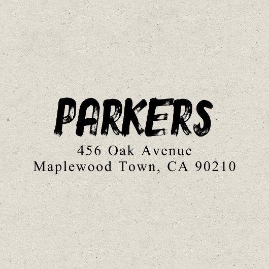 Tampon Auto-encreur Brève manuscrite en gras simple