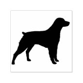 Tampon Auto-encreur Brittany Spaniel Chien race Silhouette (Design)