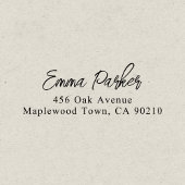 Tampon Auto-encreur Brosse de luxe manuscrite Script simple