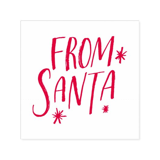 Tampon Auto-encreur Brossé Du Cadeau De Noël Père Noël (Design)