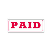 Tampon Auto-encreur Bureau d'affaires PAYÉ Casque simple (Design)