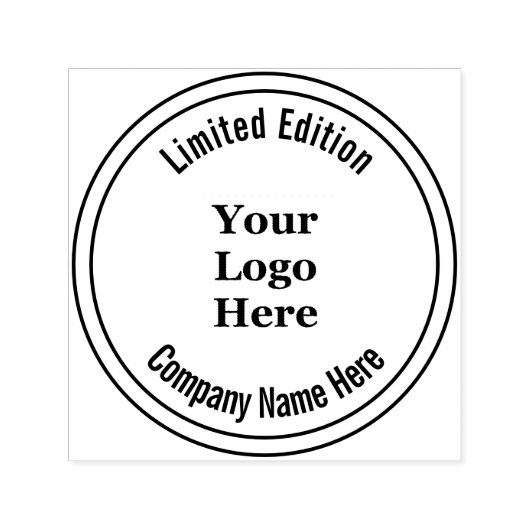 Tampon Auto-encreur Business Name Your Logo Here Limited Edition (Design)