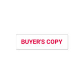 Tampon Auto-encreur BUYER'S Copy Template (Design)