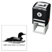 Tampon Auto-encreur Cabine de Loon Lake (En situation)