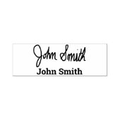 Tampon Auto-encreur Cachet de signature auto-imprimable et nom imprimé (Design)