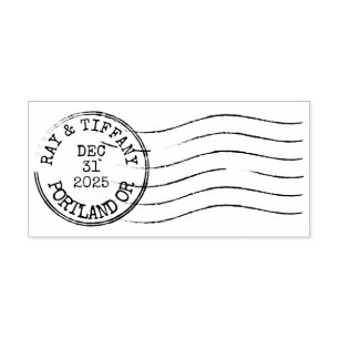 Tampon Auto-encreur Cachet Postal de Lettre Vintage Personnalisé