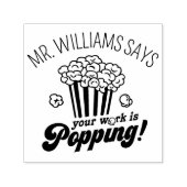 Tampon Auto-encreur Cadeau de l'enseignant personnalisé sur mesure (Design)