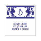 Tampon Auto-encreur Cadre Art nouveau dames (Design)