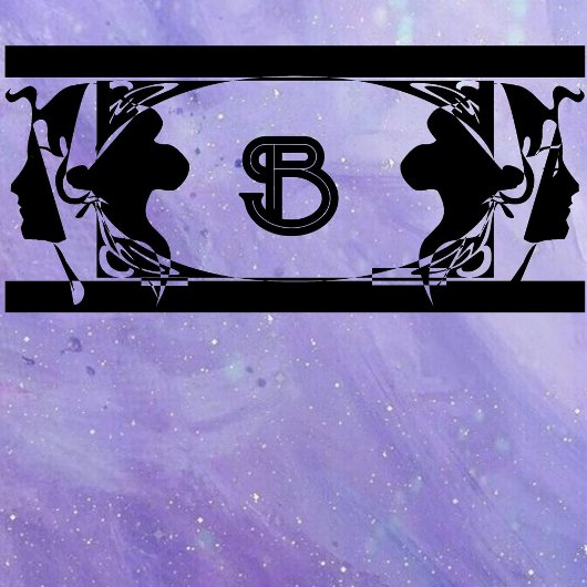 Tampon Auto-encreur Cadre Art nouveau dames