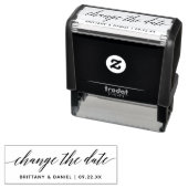 Tampon Auto-encreur Calligraphie Moderne Script Modifier La Date (En situation)