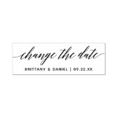 Tampon Auto-encreur Calligraphie Moderne Script Modifier La Date (Design)