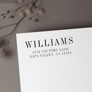 Tampon Auto-encreur Calligraphie simple Créez votre propre