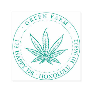 Tampon Auto-encreur CANABIS Voir Sélections de couleurs