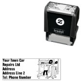 Tampon Auto-encreur Car Repairs & Servicing Garage (En situation)