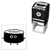 Tampon Auto-encreur Caractère sushi mignon | Kawaii Sushi Roll (En situation)