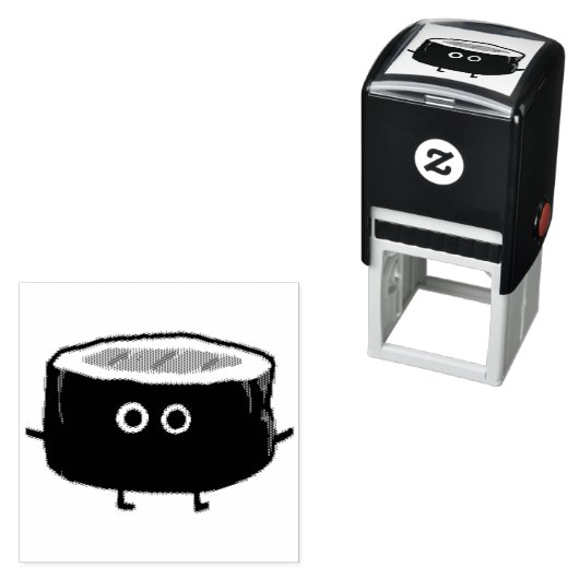 Tampon Auto-encreur Caractère sushi mignon | Kawaii Sushi Roll (En situation)