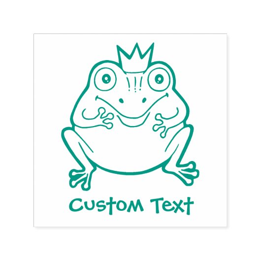 Tampon Auto-encreur Caricature de grenouille (Design)