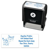 Tampon Auto-encreur Caricature de lynx de lynx de lynx (En situation)