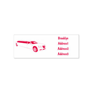 Tampon Auto-encreur Caricature limousine