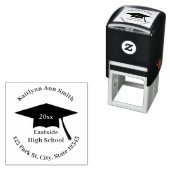 Tampon Auto-encreur Catégorie De Plafond De Diplôme (En situation)