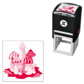 Tampon Auto-encreur Cathédrale des champignons magiques Thunder_Cove (En situation)