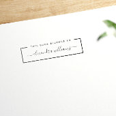 Tampon Auto-encreur Ce livre appartient à | Ex-libris moderne