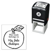 Tampon Auto-encreur Ce livre appartient à la marque de bibliothèque de (En situation)