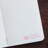 Tampon Auto-encreur Ce Livre Appartient À Nommer Plaque