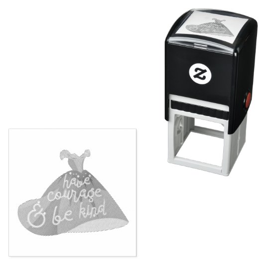 Tampon Auto-encreur Cendrillon (En situation)