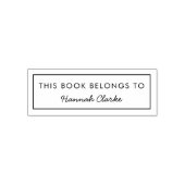 Tampon Auto-encreur Cette Exemplaire Appartient À | Ex Libris Moderne (Design)