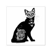 Tampon Auto-encreur Chat noir de Sugar (Design)