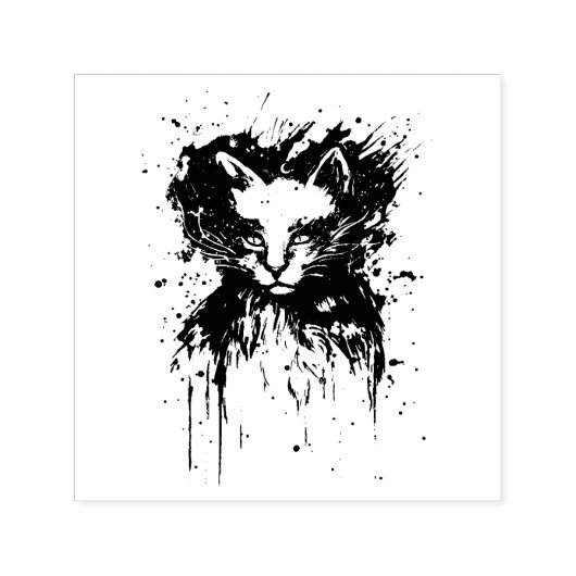 Tampon Auto-encreur Chatte (Design)