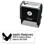 Tampon Auto-encreur Chaussures de talon haute Stiletto (En situation)