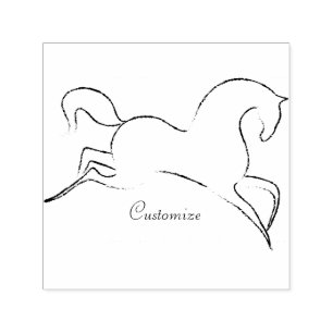 Tampon Auto-encreur Cheval sauvage Thunder_Cove
