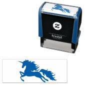 Tampon Auto-encreur Cheval volant et saut (En situation)