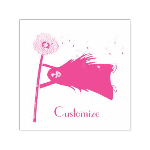 Tampon Auto-encreur Cheveux roux Dandelion Girl Thunder_Cove