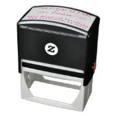 Tampon Auto-encreur Chic Script Future M. Mme Mariage Adresse de retou (Produit)
