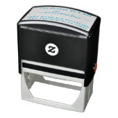 Tampon Auto-encreur Chic Script Future M. Mme Mariage Adresse de retou (Produit)
