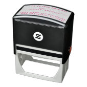Tampon Auto-encreur Chic Script Future M. Mme Mariage Adresse de retou (Produit)