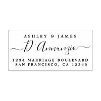 Chic Script Noms Nouveau Nom de famille Adresse de
