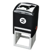 Tampon Auto-encreur Chien à tête noire (Produit)