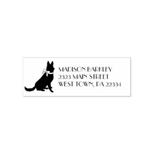 Tampon Auto-encreur Chien Chien Chien Chien Allemand Chien Chien Chien