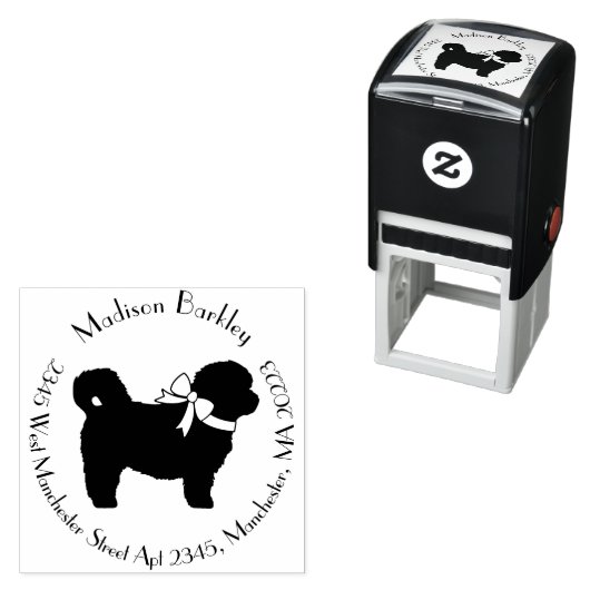 Tampon Auto-encreur Chien Chien Chien Chien Chien Chien Chien Chien Ch (En situation)