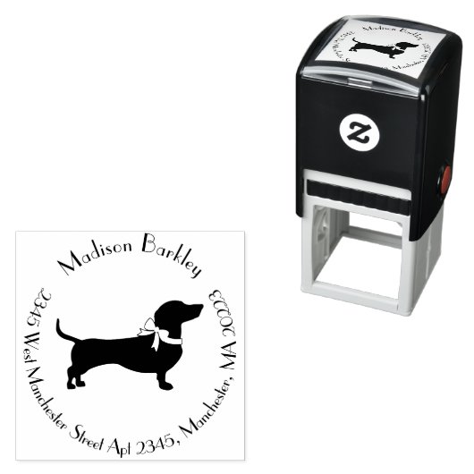 Tampon Auto-encreur Chien Chien Chien Chien Puppy (En situation)