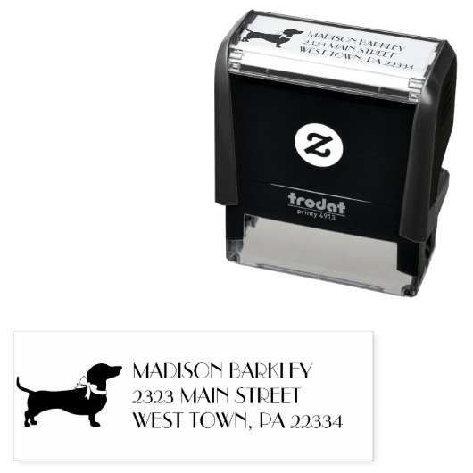 Tampon Auto-encreur Chien Chien Chien Chien Puppy (En situation)