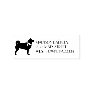 Tampon Auto-encreur Chien chiot Shiba Inu