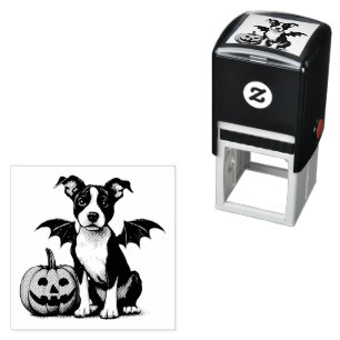 Tampon Auto-encreur Chiens de Halloween