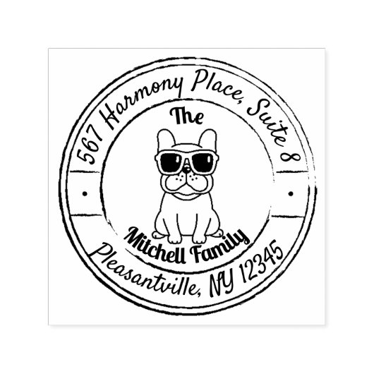 Tampon Auto-encreur Chiffre de taureau français (Design)