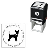 Tampon Auto-encreur Chihuahua Chien Chig Puppy (En situation)