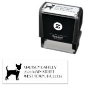 Tampon Auto-encreur Chihuahua Chien Chig Puppy (En situation)